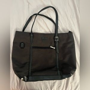 Black/gray laptop bag